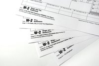 Multiple copies of W-2 forms.