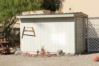 How to Strap Down a Shed  eHow