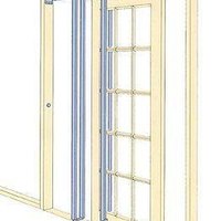 ehow install pocket frame door