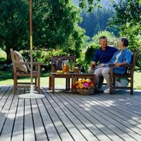 How to Install a Patio Umbrella Without a Stand | eHow