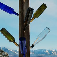 How to Build a Wine Bottle Tree (with Pictures) | eHow