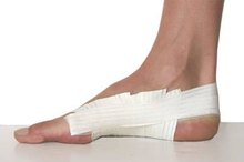 How to Tape a Heel Spur