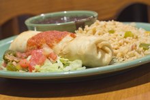 Nutritional Value for Restaurant Chicken Chimichangas