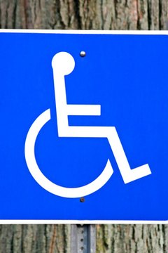 handicapped sign image by sonya etchison from Fotolia.com