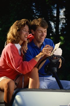 Keeping score in golf.