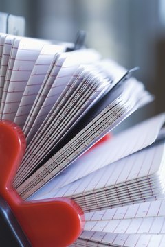 Write key terms in large print on index cards.
