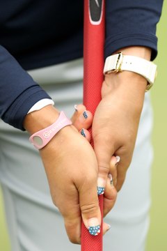 Pro golfers such as Michelle Wie typically regrip their clubs regularly.