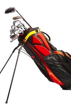 A complete set of golf clubs has woods, irons, a putter and sometimes hybrids.