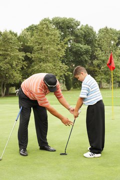 Learn the correct golf swing by taking group or private lessons.