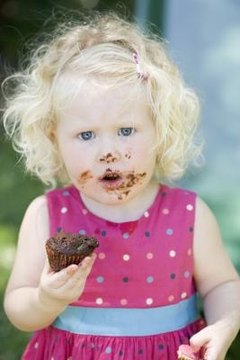 Somebody ate chocolate.