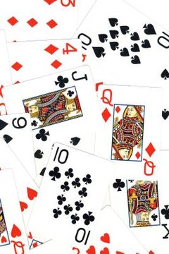 A deck of playing cards can help students learn the division process.