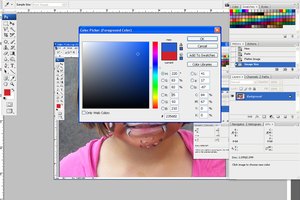 Haz clic en el primer plano de la caja de colores en la barra de herramientas y aparecerá una ventana para remplazar el color actual de la caja.