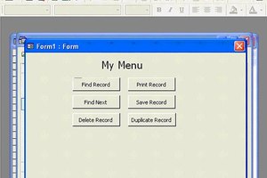 Microsoft Access.