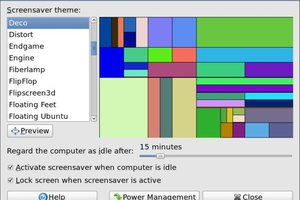Cambia el protector de pantalla en Ubuntu.