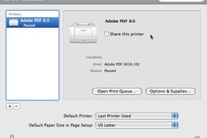 Cómo eliminar una impresora en Mac OS X.