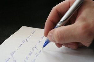escribir image by drakis from Fotolia.com Always