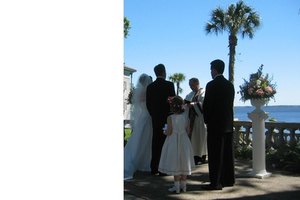 island wedding image by feisty from Fotolia.com Becoming a minister in California gives you the legal power to perform weddings, baptisims, and funerals.