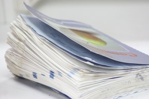 waterlogged book image by Joseph Chiapputo from Fotolia.com English