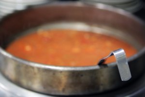 soup ladle image by Mat Hayward from Fotolia.com Clothes closets and food banks help ensure that less-fortunate members of the community have what they need.