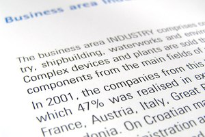business report image by Darko Draskovic from Fotolia.com Avoid
