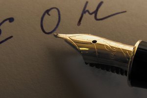 fountain pen image by Pali A from Fotolia.com Writing