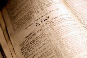 Jupiterimages/Photos.com/Getty Images As a historical document, the Bible mentions bodies of water to identify locations where events took place.