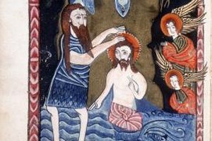 Photos.com/Photos.com/Getty Images Catholics believe that Jesus commanded his followers to baptize in the name of the Father, the Son and the Holy Spirit.