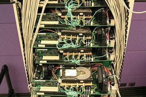 Rack de un servidor.