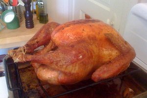 Pavo asado.