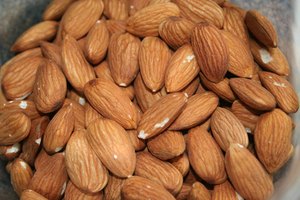 Las almendras son una buena fuente de riboflavina.