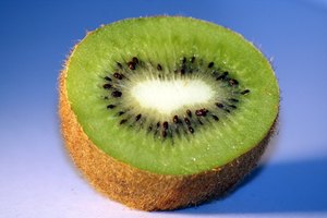 El kiwi es rico en fibra.