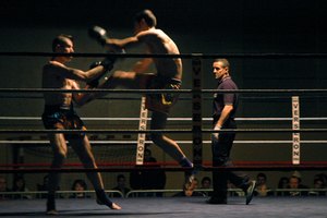 Un combate de Muay Thai.