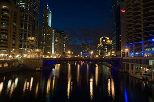 Las luces de Chicago.