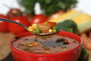 La sopa de vegetales es parte muy importante del plan de dieta de la Sacred Heart.
