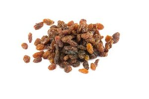 Las pasas tienen un índice glucémico de alrededor de 64.