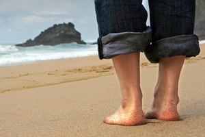La exfoliación natural puede ayudar a los talones ásperos.