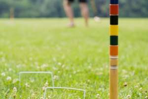 El croquet es un juego sobre césped divertido para los niños.