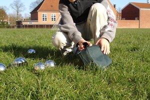 Toda la familia puede disfrutar los juegos de jardín.