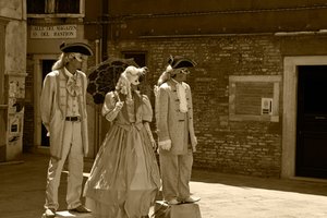 Street actors (sepia) image by Konovalov Pavel from Fotolia.com Acting