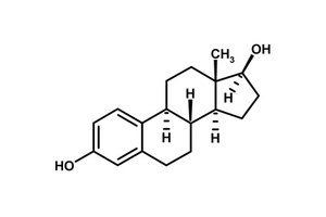 El estradiol es una hormona producida en el cuerpo humano tanto en hombres como en mujeres.
