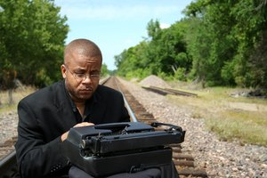 writer on the tracks image by Trevor Goodwin from Fotolia.com So,