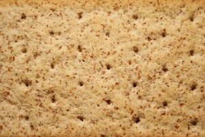 Las galletas de grano entero son ricas en fibra.