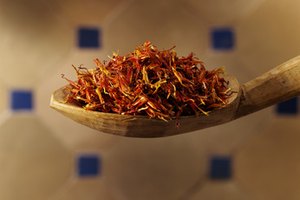 Las hebras doradas del azafrán.
