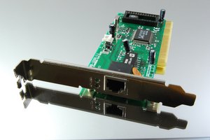 Un ejemplo de una tarjeta de interfaz de red Ethernet.