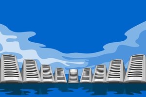 Una red cliente/servidor puede incluir varios servidores en un entorno corporativo.