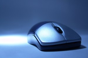Un mouse inalámbrico Bluetooth.