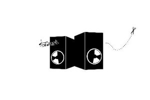 Puedes conectar los parlantes de tu equipo de audio a tu computadora.