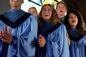 Brand X Pictures/Brand X Pictures/Getty Images Singing in the church choir is a lot of fun, but it does come with responsibilities and expectations for proper behavior.