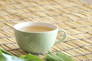 Taza de té blanco.