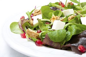 Llena tu plato con vegetales.